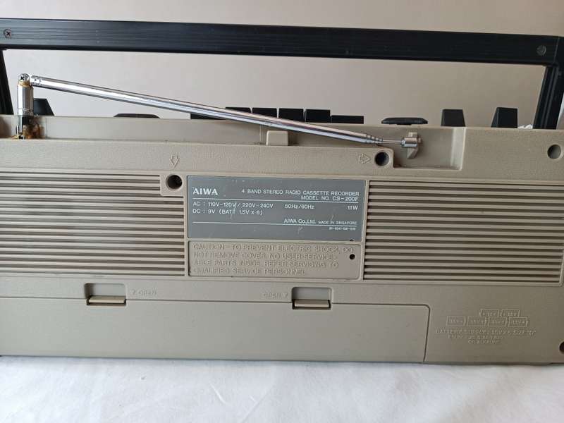 Collectors vintage Aiwa Radio Cassette recorder