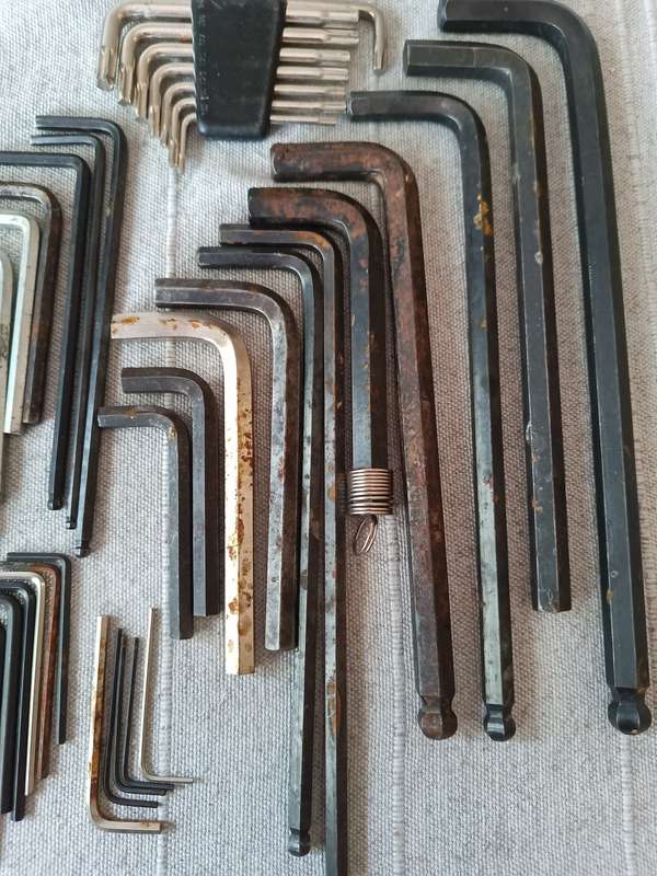 Collectors lot of various Allen keys
