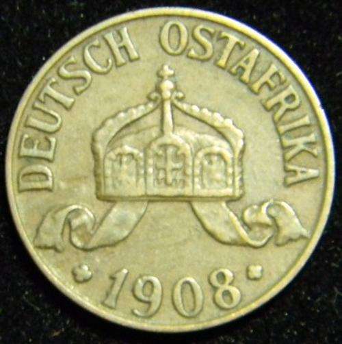 German East Africa 1908 J 1 Heller