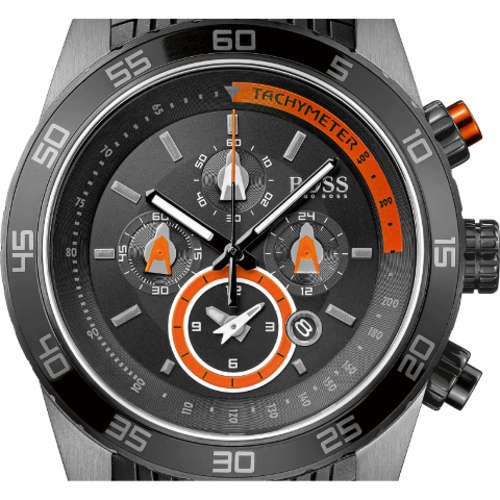 BRAND NEW STUNNING MEN'S HUGO BOSS MOTORSPORTS RACING WATCH