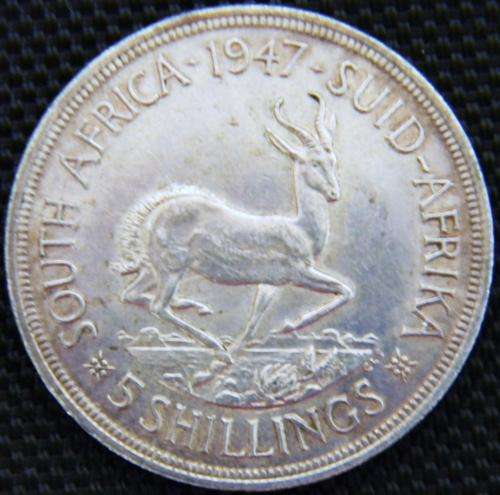 ## R10 CLEARANCE SALE ! ## SA Union 1947 Crown 80% Silver