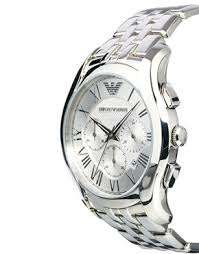 *R6899* Men's Emporio Armani AR1702 Classic Arabic Chronograph Date SS - Brand New & Fast Shipping !