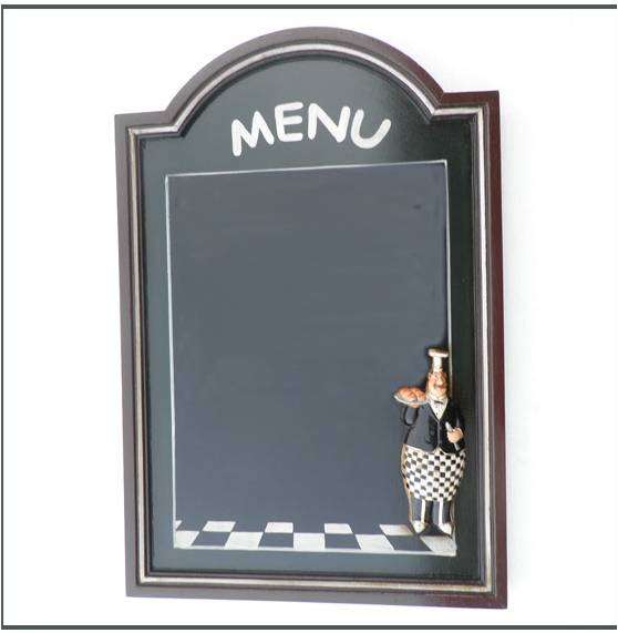 *Ambassadors Gifts* Bar Display : Wall Plaque : Chef Menu