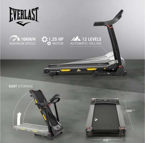 Everlast Trail Treadmill with Bluetooth & Fitness APPS