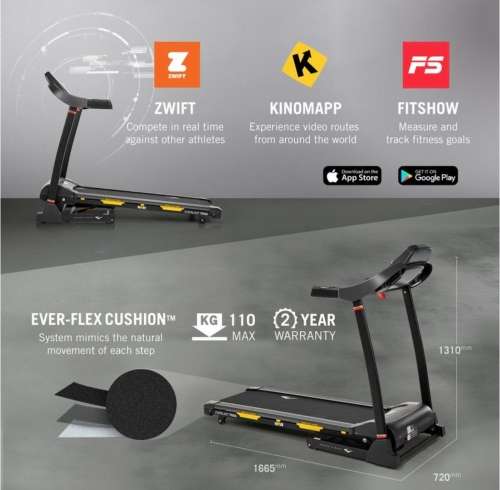 Everlast Trail Treadmill with Bluetooth & Fitness APPS