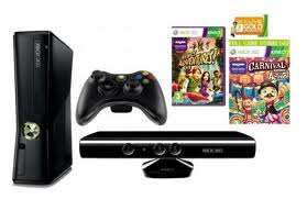 XBOX 360 SLIM 250G BLACK WITH KINECT SENSOR