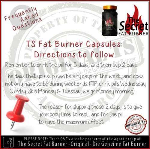 the secret fat burner capsules