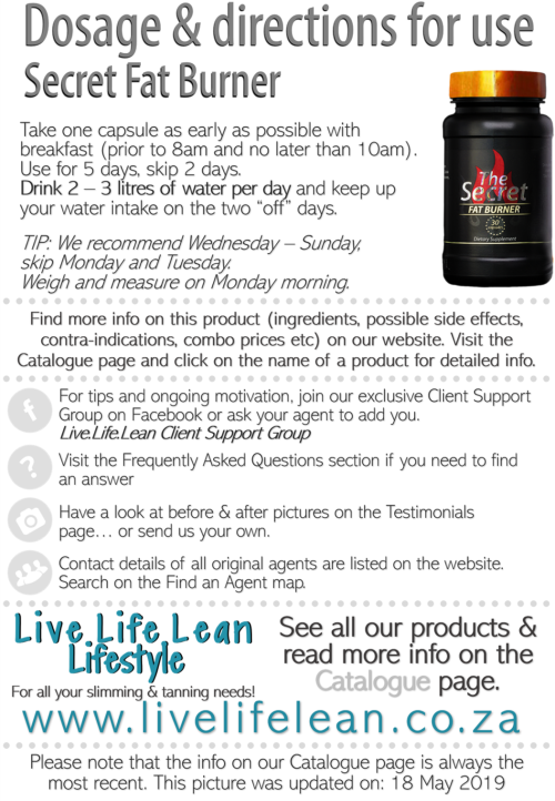 The secret fat burner capsules