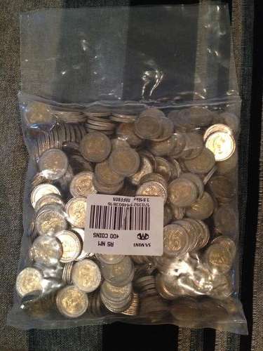 2008 R5 Nelson Mandela 90th Birthday Bag of 400 Coins Sealed from SA Mint