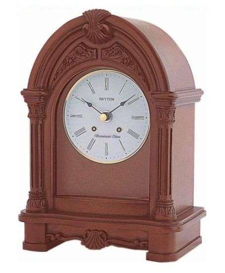 RHYTHM Battery-Operated Table Clock