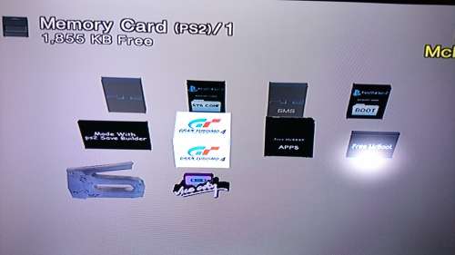 Sony PS2 Memory Card Silver (Free McBoot)