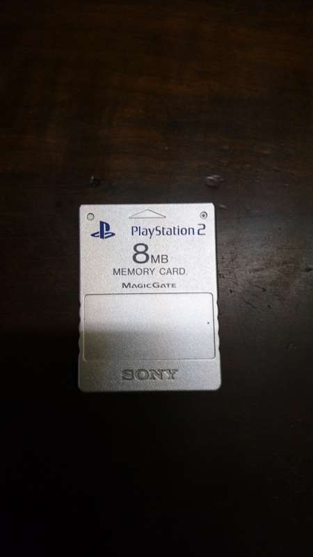 Sony PS2 Memory Card Silver (Free McBoot)