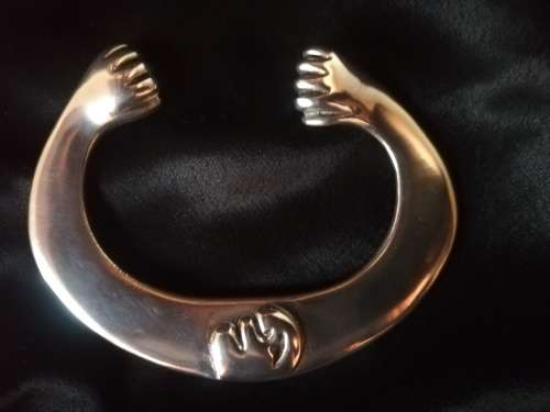 RARE CARROL BOYES MAN DESIGN BANGLE BRACELET