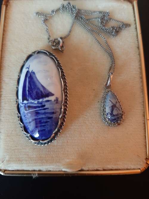 STERLING SILVER DELFT LOT