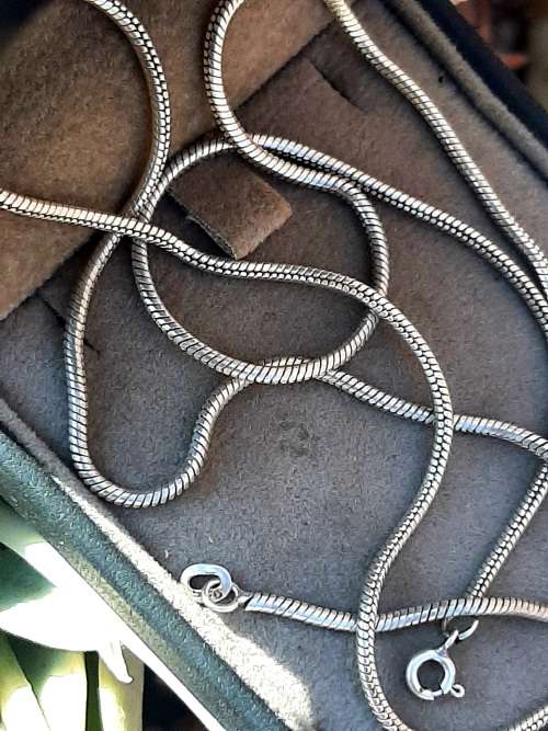 STERLING SILVER SNAKE CHAIN