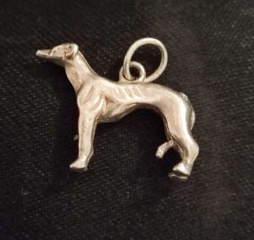 Sterling Silver Hound Dog Charm
