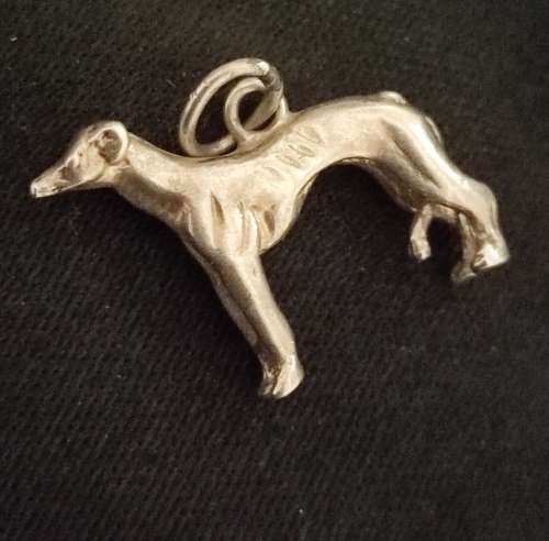 Sterling Silver Hound Dog Charm