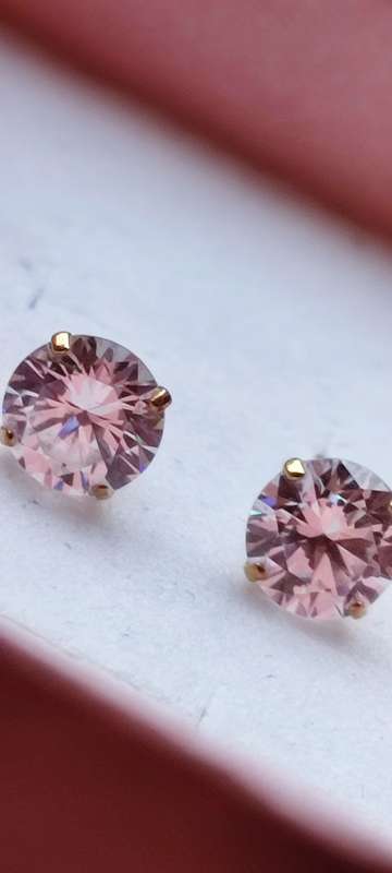 9CT YELLOW GOLD LARGE STUD EARRINGS