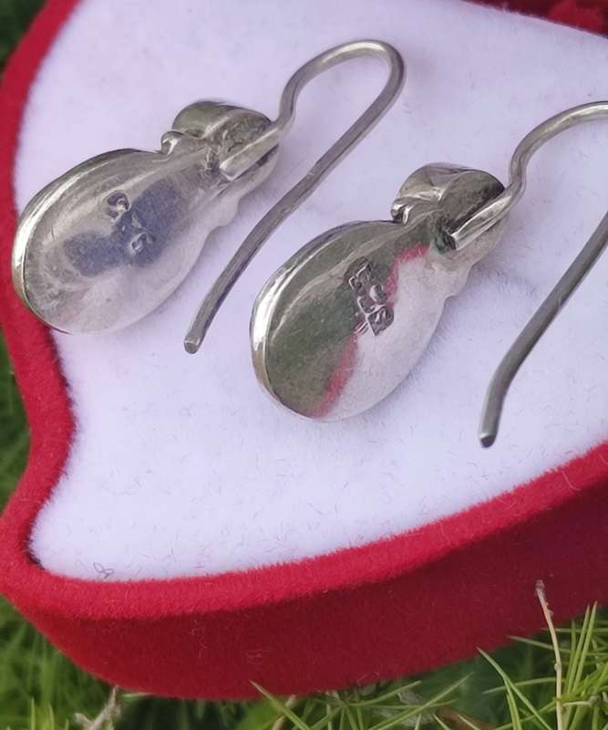 LAPIS LAZULI PEARL STERLING EARRINGS