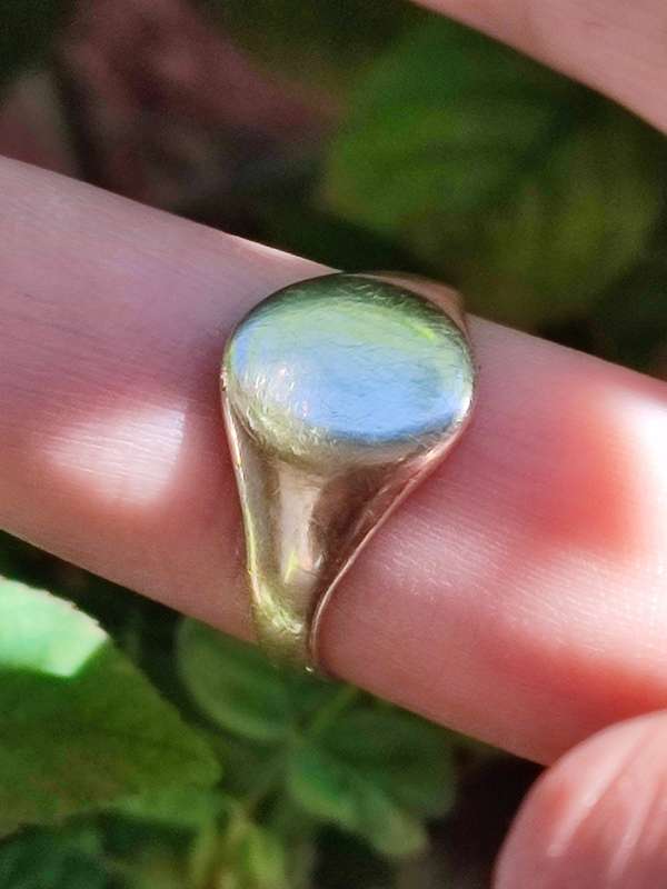 9ct Gold Vintage Signet Ring