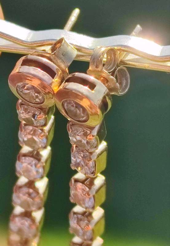 9ct Gold Vintage Drop Earrings