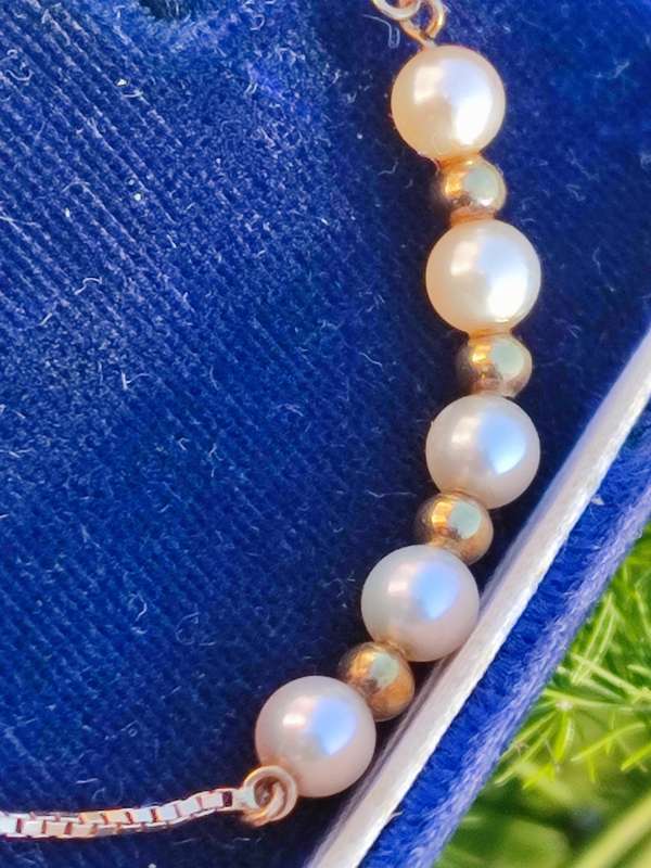 Estate Find 9ct Gold Pearl Necklace