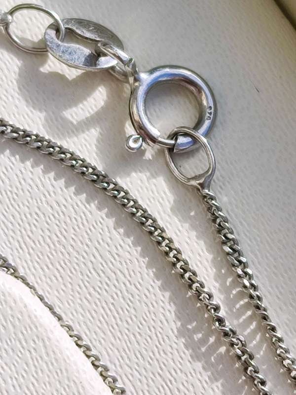 9ct White Gold Chain