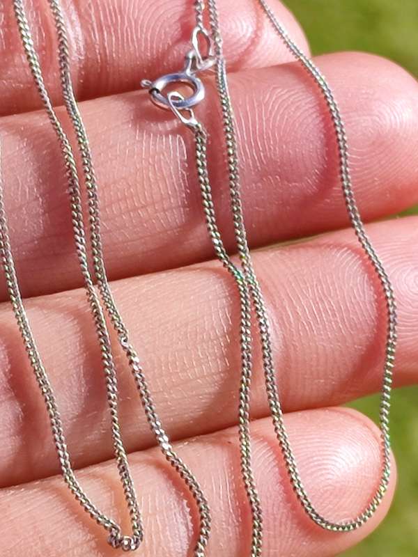 9ct White Gold Chain