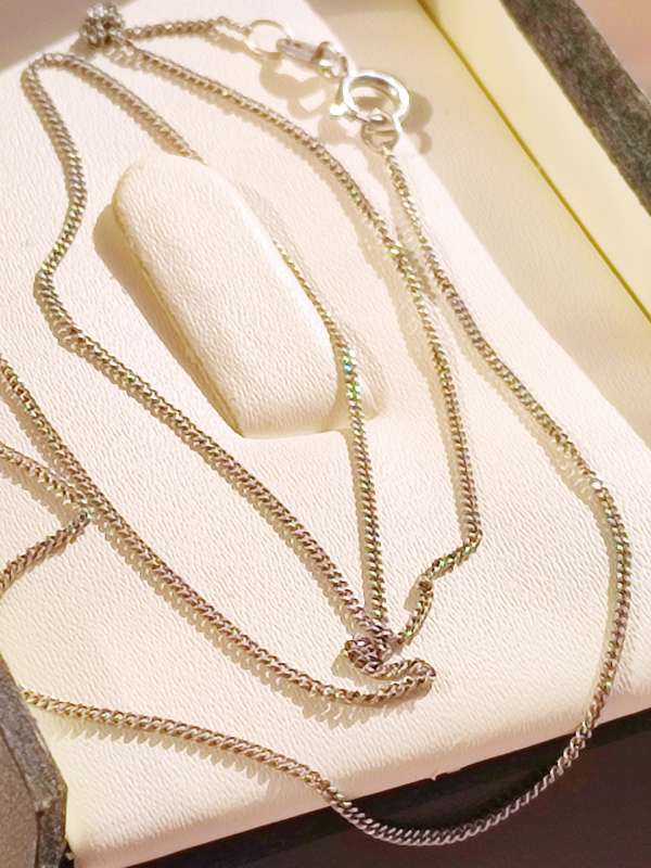 9ct White Gold Chain