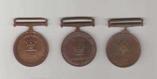 3 MEDALS OF SOUTH AFRICA