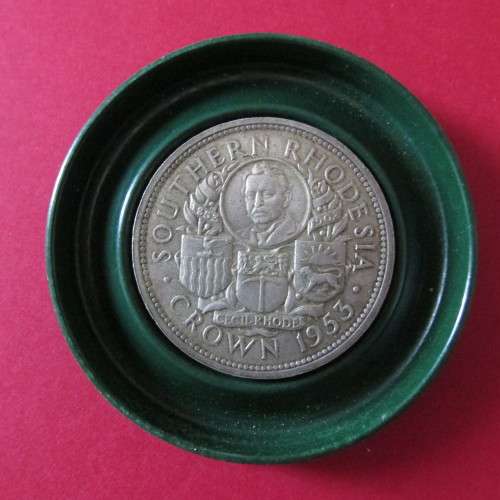 RHODES CENTENARY CROWN - 1853-1953 IN CAPSULE