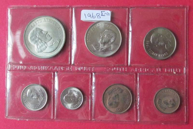1968  UNC. MINT PACK WITH SILVER RAND - ENGLISH