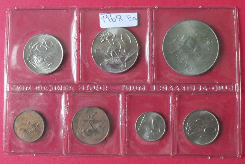 1968  UNC. MINT PACK WITH SILVER RAND - ENGLISH