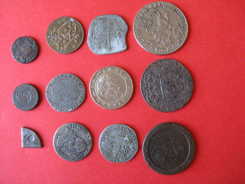 VAN RIEBEECK + BP  COLLECTION - 12 REPLICA COINS OF THE CAPE OF GOOD HOPE