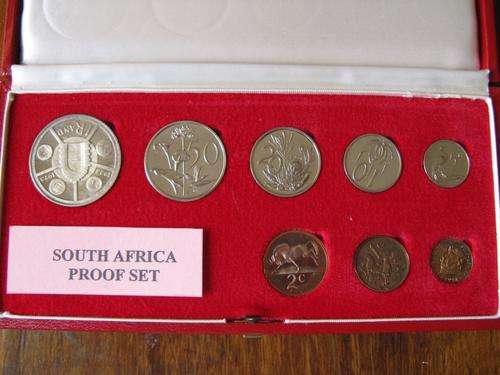 1974 PROOF SET SILVER COMMEM. RAND S.A. MINT (NO GOLD)