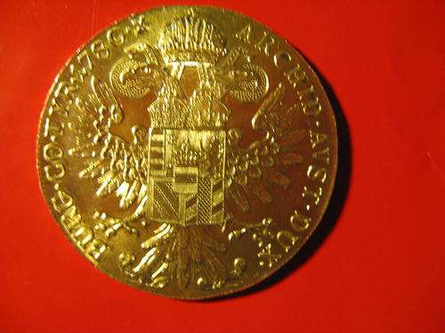 MARIA THERESA GOLD PLATED SILVER THATLER