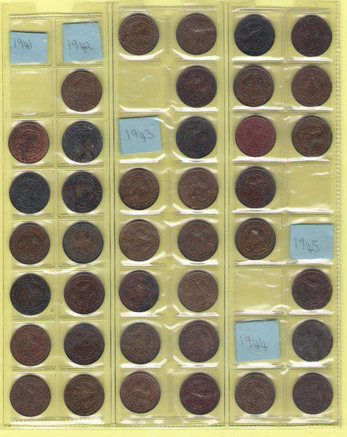 145  UNION OF S.A. FARTHINGS 1941 - 1959