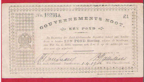 GOVERNMENTS NOOT EEN POND 1.4.1901