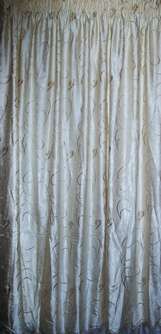 Ready Made Lined Crushed Satin Curtain