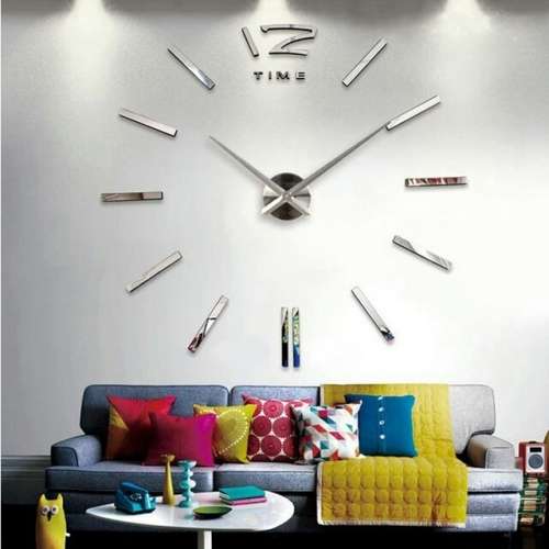 Modern large 3D DIY clock #1 FREE SHIPPING!!!!!