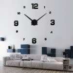 Modern large 3D DIY clock #4 FREE SHIPPING!!!!