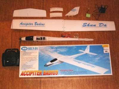 Accipiter-Badius-Slope-Diver-RC-3CH-ESC-Airplane-Glider , colour - yellow