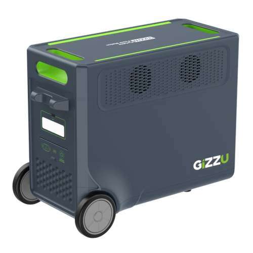GIZZU HERO ULTRA 3840WH/3600W UPS FAST CHARGE LIFEPO4 PORTABLE POWER STATION