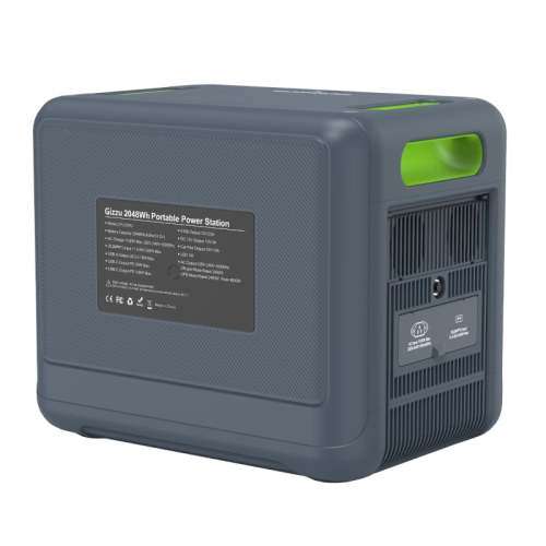 GIZZU HERO PRO 2048WH/2400W UPS FAST CHARGE LIFEPO4 PORTABLE POWER STATION
