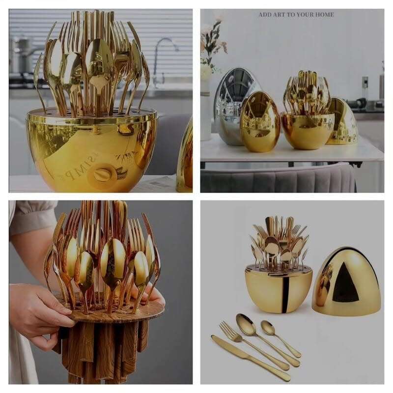 EGG CUTLERY SET