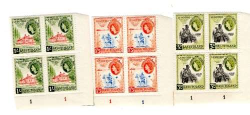 Blocks of 4 of the Lesotho Basutoland National Council  of 1959
