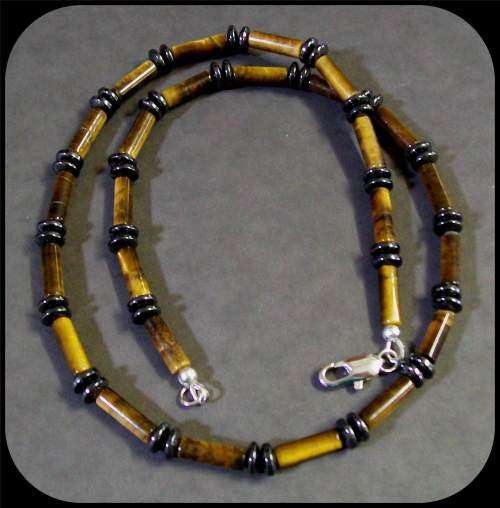 Men's Tiger Eye Necklace