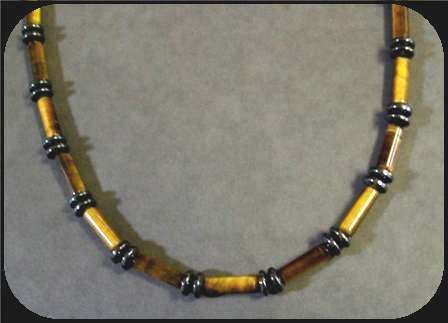 Men's Tiger Eye Necklace