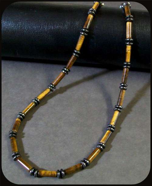 Men's Tiger Eye Necklace