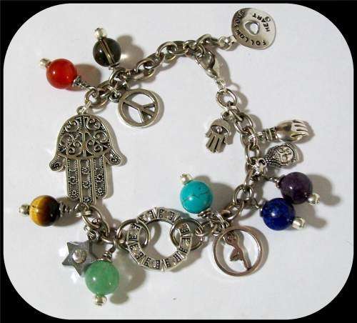 Chakra Yoga Charm Bracelet